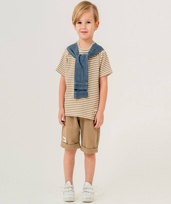 Two Piece Set Of Brown Jeans